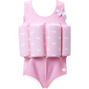 One-Piece Children Buoyancy Swimsuit Swim Vest Detachable Float Swimwear, Perfect for Kids or Baby Learn to Swimming (Small, Pink) One-Piece Children Buoyancy Swimsuit Swim Vest Detachable Float Swimwear, Perfect for Kids or Baby Learn to Swimming (Small, Pink)