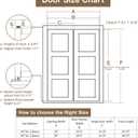 Bifold Door Hardware Kit, 24-Inch Bi-fold Closet Door Track Kit Bifold Closet Door Hardware Kit Folding Door Hardware Repair Replacement Tool Kit