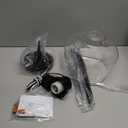 Emak Modern Black Pendant Lights, 8 Inch Kitchen Pendant Lighting Over Island with Clear Glass Shade, Farmhouse Hanging Lights for Kitchen, Bathroom, Bedroom, Dining Room, PL122-BK-CG