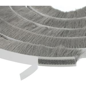 uxcell 32.8 ft Window Seal Strip, Self-Adhesive Weather Stripping Sliding Door Soundproof Dustproof Draft Blocker for Cabinet Doors Windows, 0.35 Inch Wide x 0.59 Inch Thick, Grey