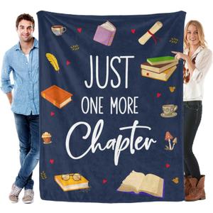 S SERUYOO Reading Book Blanket for Book Lovers, 60"X50" Throw Blanket Suitable for Book Lovers, Readers, Teacher, Graduation Student, Librarian, Bookworm, Bookish, Book Club Gifts for Her Him