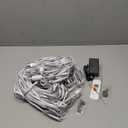 POOFZY Permanent Outdoor Lights for House,200ft RGB+IC Smart Outdoor Decor, 50 Scene Modes,App/Remote Control,for Christmas,Super Bowl,V-Day,Thanksgiving,Daily & Holiday Party Decor