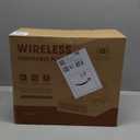 Vinyl Record Player Turntable with Built-in Bluetooth Receiver & 2 Stereo Speakers, 3 Speed 3 Size Portable Retro Record Player for Entertainment and Home Decoration (Orange)