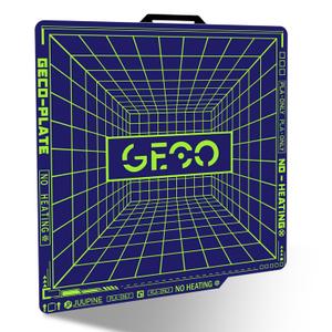 Sahvaim 2025 Print Plate, GECO Plate Printing PLA Plate (No Heating) for Bambu Lab P1S/P1P/X1/X1C/X1E/A1 3D Printer 257 x 257 mm Carbon Plate 0C Printing Heat Bed