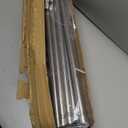 King Size Canopy Bed Frame with Stainless Steel Poles and Bedroom Decor Bracket