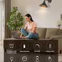 2 x Bailoch Black Vintage Wireless Battery Operated Wall Sconces, Industrial Cordless Battery Powered Led Wall Lights Set of 2, Wall Lamp Fixture Indoor with Remote Control for Bedroom Farmhouse Gallery