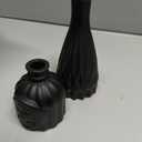 12pcs Glass Black Bud Vases Set, Small Vases for Flowers, Bud Vase for Centerpieces in Bulk, Mini Vintage Vase for Rustic Wedding Decorations, Office and Home Table Flower Décor