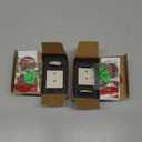 2 Pack Adjustable Magnetic Door Stoppers, Drilled Mount or No Drill Invisible Doorstops for Inside Door with Installation Screws and Adhesive Stickers, Protects Wall from Damage (White)