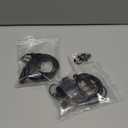 Covert Acoustic Tube Earpiece with Mic for Baofeng UV-5R Walkie Talkies, Surveillance Headset and PTT Compatible with 2 Way Radios Brands Baofeng and Kenwood, Puxing, Wouxun (2 Pcs-Black)