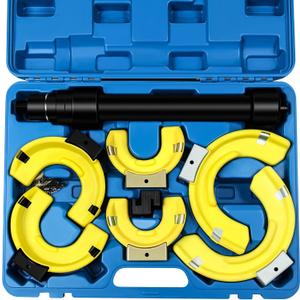 Universal Strut Spring Compressor Kit Interchangeable Fork Tool Set