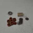 Junkin 32 Pieces Western Party Decorations 8 Mini Horseshoes 8 Simulated Haystack 8 Brown Miniature Cowboy Hats 8 Wooden Wheels for Cowboy Cowgirls Vintage Western Horseshoe Derby Party Supplies