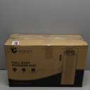 DOPICT Massage-Mat, Detachable Neck Massager, Full Body Vibration Heating, Massage Pad with 10 Vibrating Motors and 9 Speed Settings for Home Office Use, Brown