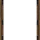 Abtgt 18x24 Brown Canvas Floating Frame with 0.9" Deep, 12 Velcro Strips, 4 Sawtooth Hooks, Vertical/Horizontal Wall Art for Canvas Paintings, Prints, Oil Paintings, Diamond Decor, 1 Pack