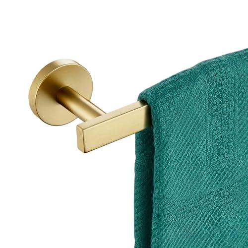 AONEON 20 Inch Bathroom Towel Bar Bath Towel Rack Kitchen Towel Holder Towel Shelf Wall Mounted SUS304 Stainless Steel Brushed Gold AN4001GD-L20