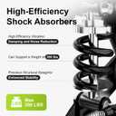 BlessReach Deluxe Medical Scooter Double Handbrake, All Terrain Steerable Knee Scooter Crutch Alternative, for Adults Injured Ankle & Foot Recovery in Blacks