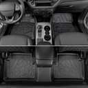 GALVAGNITE Floor Mats for 2021-2025 2026 Ford Bronco Sport Accessories | Fit Compact Spare Tire, Full-Coverage Set with Cargo Liner & Backrest Protector, Odorless & Durable, All-Weather Protection