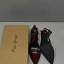 Elisabet Tang Cute Women's 10cm Double Adjustable Ankle Strap Heeled Pumps, Sexy 4Inch Pointed Toe Slingback Stiletto Heels for Elegant Formal Wear, 8.5