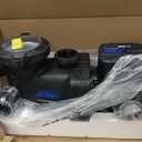VIVOHOME 1.5HP Pool Pump Dual Speed with Remote Timer 115V
Wireless Control, Fast Self-Primming Motor, 4 Program Segment, for in/Above Ground Pools, Saltwater Pools