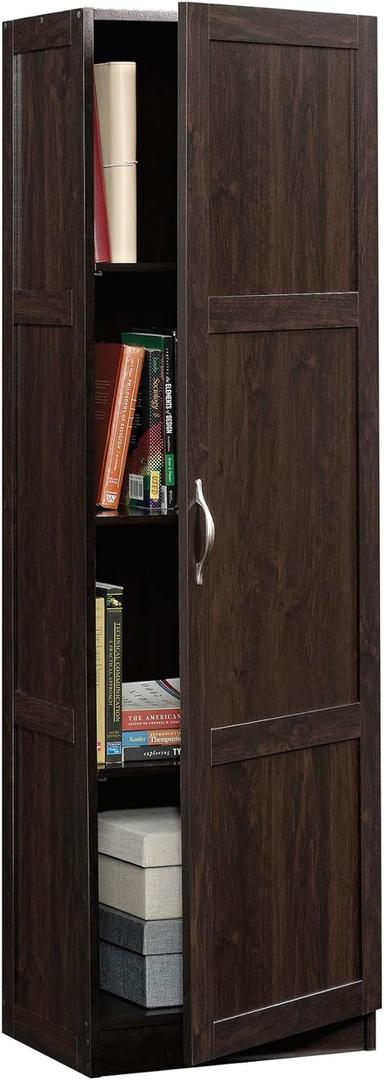 Sauder Miscellaneous Storage Storage Cabinet/ Pantry cabinets, Cinnamon Cherry finish