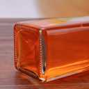 Kingrol 18 Pack 8.5 oz Square Glass Bottles with Leak Proof Screw Caps, Hot Sauce, Oil, Vinegar, Syrup, Salad Dressing