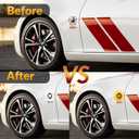LED Side Marker Lights for Nissan 370z Z34 2009-2020, 350z Z33 2003-2009 Sequential Amber Turn Signals & White Running Parking Lamps, Smoked Len 2pcs