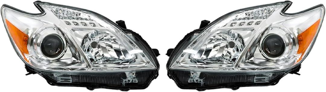 labwork Headlight Assembly Replacement for Toyota Prius 2012-2015 Left Driver and Right Passenger Side Headlamps 8113047520 8117047520 TO2518134C TO2519134C