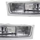WFLNHB 1 Pair Fog Lights Replacement for Sienna 2004-2005 Clear Lens Fog Lamps 81210AE010 81220AE010 TO2593118 TO2592118