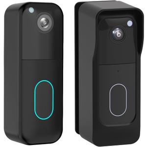 No Drilling Doorbell Mount Only for All-new Blink Video Doorbell(2nd Gen), Adjustable (0 to 45 Degrees) Corner Mount, Doorbell Mounting Bracket Cover Holder for Rental Apartment Condo Black