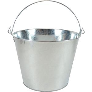 5-Quart Galvanized Pail Beer Bucket 9x9x7 inches (Pack of 1)
