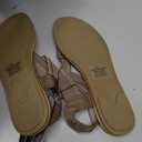 NWT Mia Girl Almeria Taupe Rhinestone Slingback Sandals, Brown Size 7