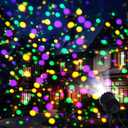 Mardi Gras Holiday Projector Light with 1 Film Slides LED Projector Lights Outdoor Reflectors Waterproof Landscape Decorative Lighting Projection Lamp for Party ()