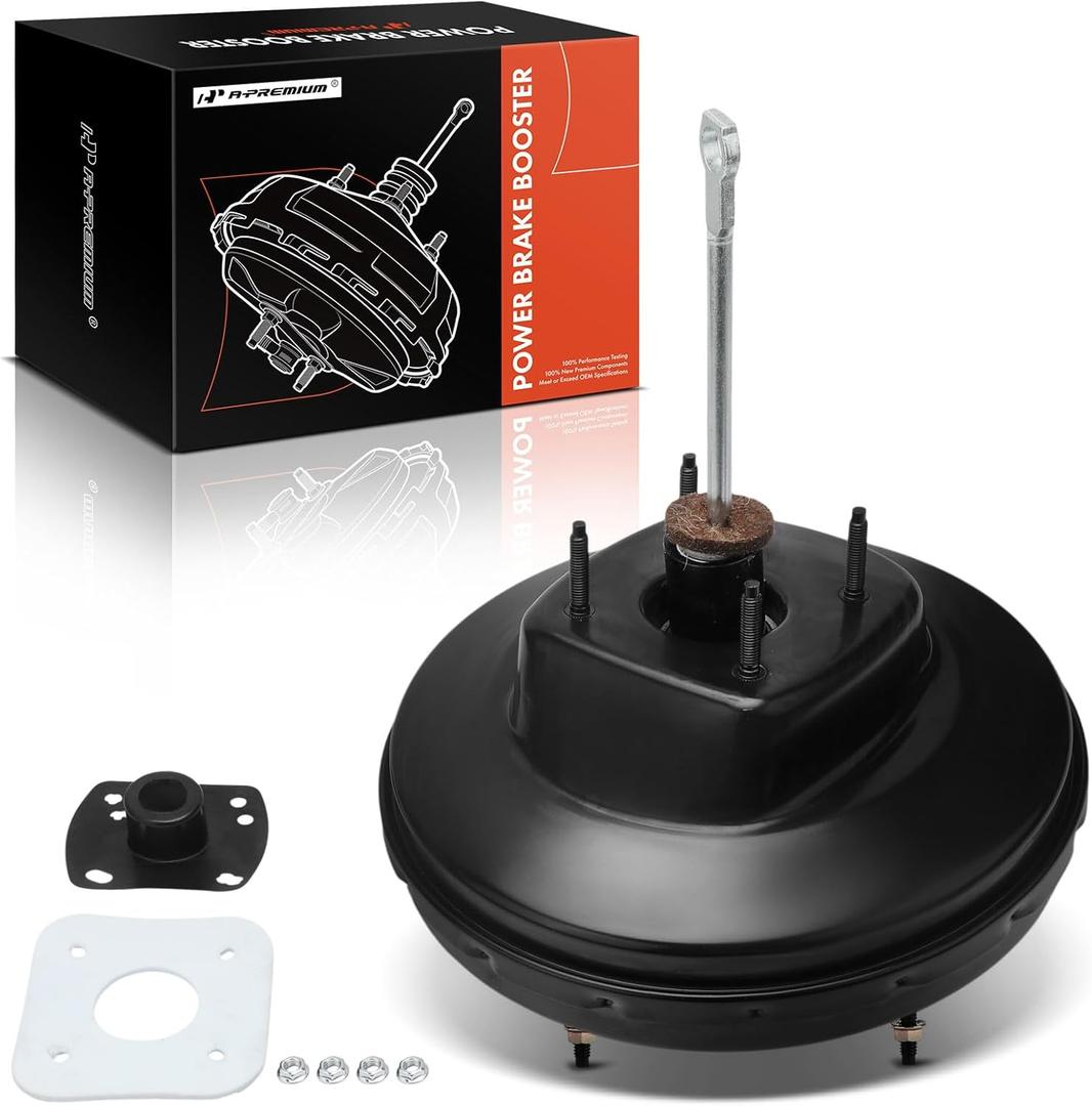 A-Premium Vacuum Power Brake Booster Compatible with Ford F-150 F150 1997 1998 1999, 4.2L 4.6L 4.9L 5.4L, Without Master Cylinder, Naturally Aspirated