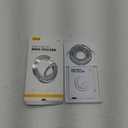 Lamicall Magnetic Phone Ring for MagSafe Grip - 2025 [Super Magnet] Stylish Ring Holder Stand with [Upgrade Gear Hinge], Mag Safe Accessories for iPhone 17 16 15 14 Pro Max Plus Air, Glitter Silver