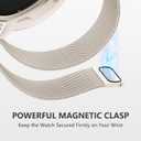 GEAK 18mm 20mm 22mm Metal Watch Band Compatible with Garmin Vivoactive 5 Watch Bands, Vivoactive 6/3/Venu 3S/2S, Quick Release Stainless Steel Milanese Loop Mesh Strap for Venu 3/Venu 2 Men Women (Starlight)