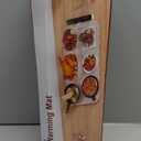 Monteka Warming Mat for Food 24.8"×15", Electric Warming Trays with APP & Button Control, Silicone Fast Heating Mat for Countertop, Rollable Dishwasher Safe Food Warmer for Parties Buffets Home Travel