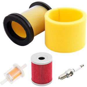 KLWZH 0470-421 Air Filter Oil Filter Kit for Arctic Cat 250 2x4 4x4 1999-2005 Arctic Cat 300 2x4 4x4 1998-2005 Replace for 0470-421, 0470-355 with Fuel Filter Spark Plug
