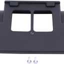 ApplianPar Soporte de marco de matrcula delantero para Ford F250 F350 F450 F550 Super Duty 2005-2007