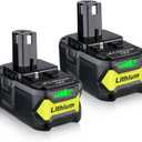 2Pack 7.0Ah High Capacity Replacement for Ryobi 18v Battery RBL 1810 with LED Indicator, Compatible with Ryobi Lithium Battery P102 P103 P104 P105 P107 P108 P109 RBL1810