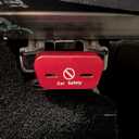 JUTA OBD2 Lock Aluminum Alloy Material OBDII Socket Locking Device Vehicle OBD Port Protection - Red