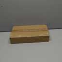 Denique Natural Travertine Tray, 12" Vanity Tray Oval Decorative Tray, Countertop Organizer for Perfume & Candles, Jewelry Dish Ring Holder for Bathroom Counter, Vanity, Dresser (Travertine Beige)