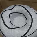 Peekaboo Cat Cave Donut - Cat Tunnel Bed for Indoor Cats Cute Patterns Hideaway for Multiple & Large Cats, Scratch-Resistant (Light Gray)