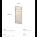 ZORRO 636 Windproof Metal Lighter  Ultra-Thin Refillable Butane Design, Grinding Wheel Ignition, Assorted Colors with Gift Box 642B-Silver (Box)