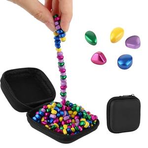 360pcs Fidget Toys, Magnetic Balls, Stocking Stuffers for Men Teen Boys Gift, Sensory Toys, Desk Fidget Toys for Office Stress, Anxiety Relief, Cool Gadget Sensory Stones for Gifts