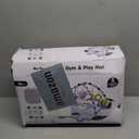 TFDER Baby Gym Play Mat, 8-in-1 Tummy Time Mat & Activity Gym, Washable Ball Pit, Infant Play Mat with Detachable Toys for Sensory Exploration and Motor Skill Development (Black White)