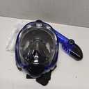 Full Face Snorkel Mask Adults,Dry-Top Snorkeling Gear with Camera Mount,Foldable 180-Degree Panoramic Scuba Mask for Snorkeling Diving Swimming Travel,Snorkel Mask Anti-Fog & Anti-Leak