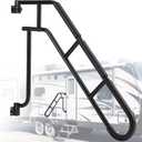 Dreyoo Extended Assist Rail, RV Handrail, RV Handle Grab Bar by Door, Camper Hand Rail, U Shaped Trailer Door Handle, Horizontal Length 34.88'' Ideal for Kids, Elderly and Pregnant Women