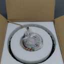 Semi Flush Mount Ceiling Light Fixture Vinatge Gold Ceiling Lights Mid Century Modern Green Glass Close to Ceiling Lighting Fixtures for Bedroom Hallway Foyer Bathroom Kitchen Laundry Room Nursery