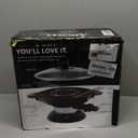 Aroma Housewares AEW-306 Electric Wok with Tempered Glass Lid Easy Clean Nonstick, Cooking Chopsticks, Tempura and Steaming Racks, Professional Model, Black