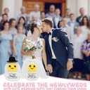 Wedding Gifts for Couples 2025, Bridal Shower Gifts, Engagement Gifts for Newlyweds Bride Groom, Just Married Gifts Ideas, Hubby & Wifey Newly Wed Doll Gifts Set Decor