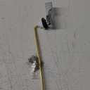 Universal Front Mount Metal Toilet Handle Replacement Kit Compatible with American Standard/Mansfield/Gerber/TOTO/Kohler Toilet, Toilet Tank Flusher Lever with Flapper Chain, Chrome